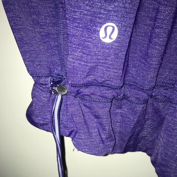 Purple Lululemon Athletic Tank  w/ Sports Bra - Picture 5 of 6
